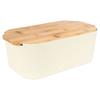 BREAD BOX WITH BAMBOO BOARD CREAM 259303