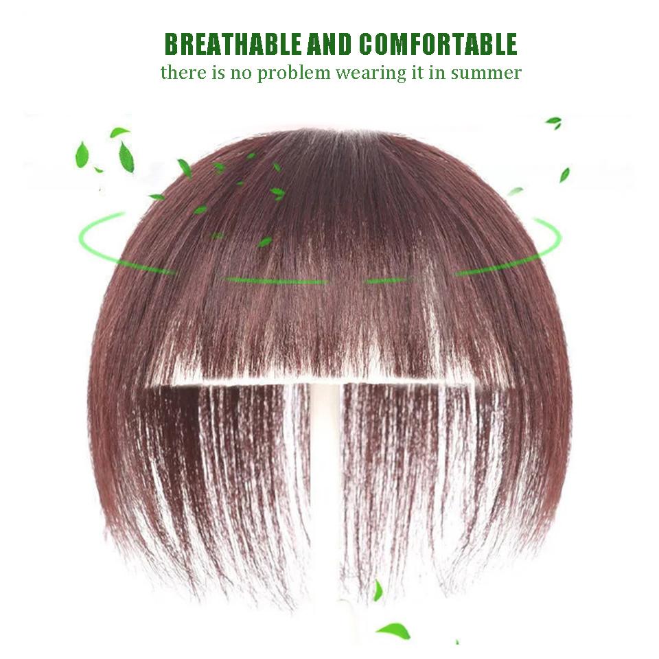 WTB Head Replacement Block Synthetic Wig Female Natural Hair Cover Breathable Straight Hair One-piece Replacement Piece Wig