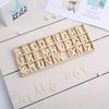 130 Unpainted Healthy Wooden Craft Letters, Letter Learning Tool, Perfect for Home Decoration and Personalized Gifts