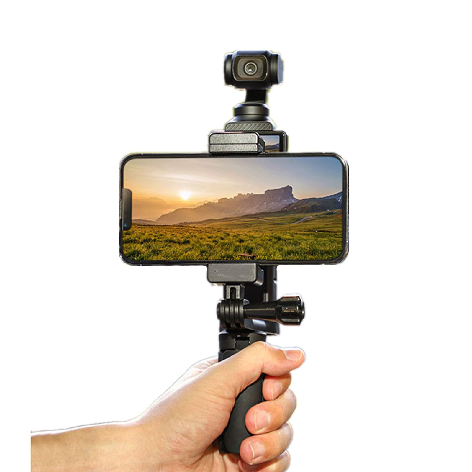

LICHIFIT Expansion Mount for DJI Osmo Pocket 3 Smartphone Holder Adapter Bracket with Screw Hole Expansion Module Accessories 1/4 чорний