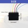 2PCS Wireless Winch Remote Control Kit 12V Universal Car Wireless Winch Remote Controller Heavy Duty Wireless Winch Controller