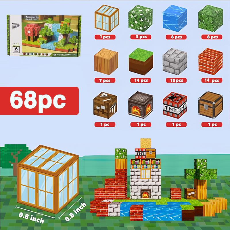 Magnetic Forest Building Blocks: Educational Toys for Kids