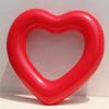 Kids Pool Swimming Rings Heart Shape Inflatable Tube Pool Floatie Beach Toy Swimming Pool Float Toy for Girl Boys