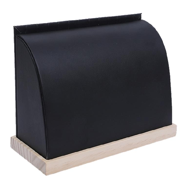 Practical Leather Necklace Display Stand Elegant Jewelry Presentation Holder