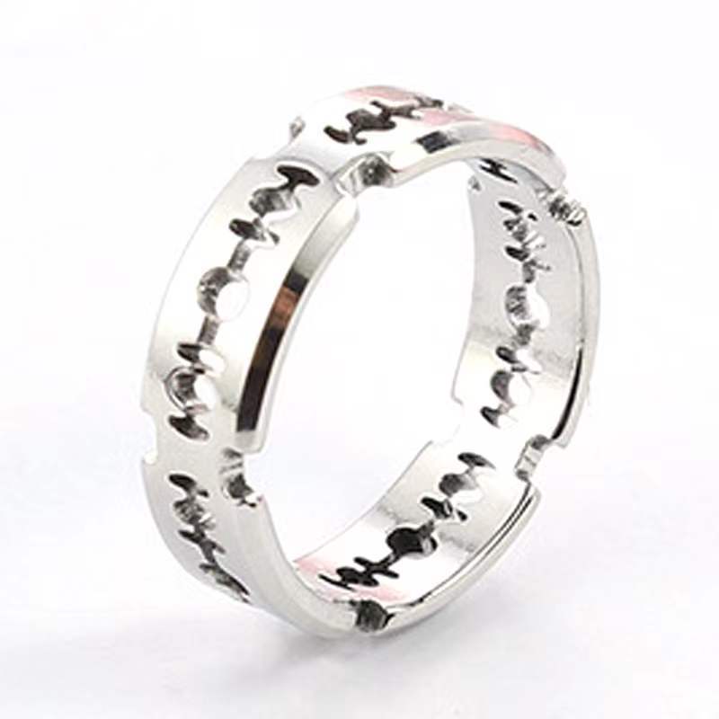 Men Hip Pop Hollow Out Ring