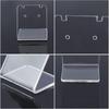 L-shaped Acrylic Earring Display Stand Transparent Earring Counter Display Prop Rack Thicken Stable Jewelry Racks Multi Slot Storage Display Board