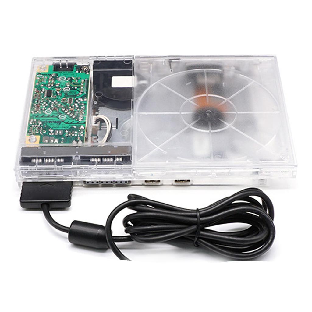 for PS Slim Clear Case   Replacement Transparent Game Console   for Retro Video Game Console Accessories