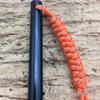 Outdoor Fire Starter with Scraper & 7-Core Paracord, 12.7*127mm Flint Magnesium Rod for Camping