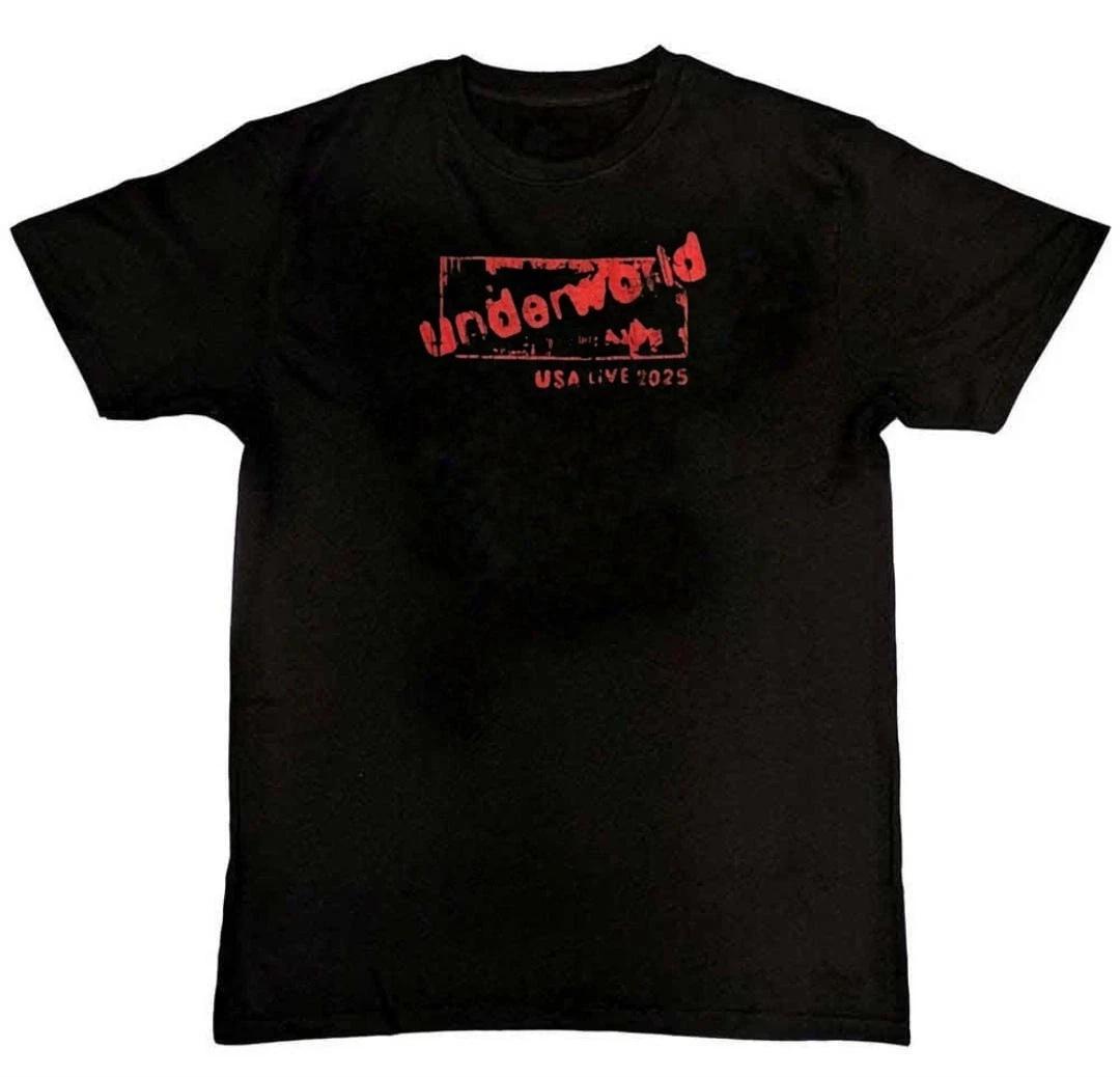 Men s and Women s T-shirts UNDERWORLD 2025 USA TOUR Graphic Print Unisex Mens T-Shirt S M L XL 2 3 4 XL S