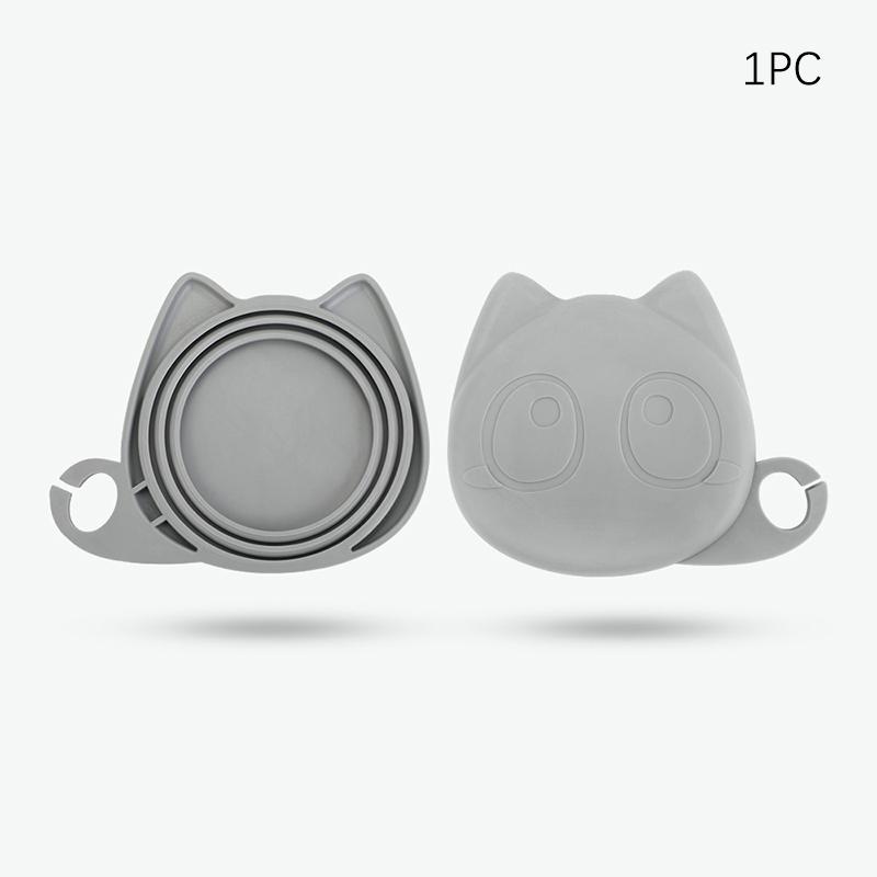 Multifunctional Pet Canned Spoon Can Opener Puppy Feeding Mixing Wet Dry Scoop Reusable Sealing Cover Food Storage Accessory