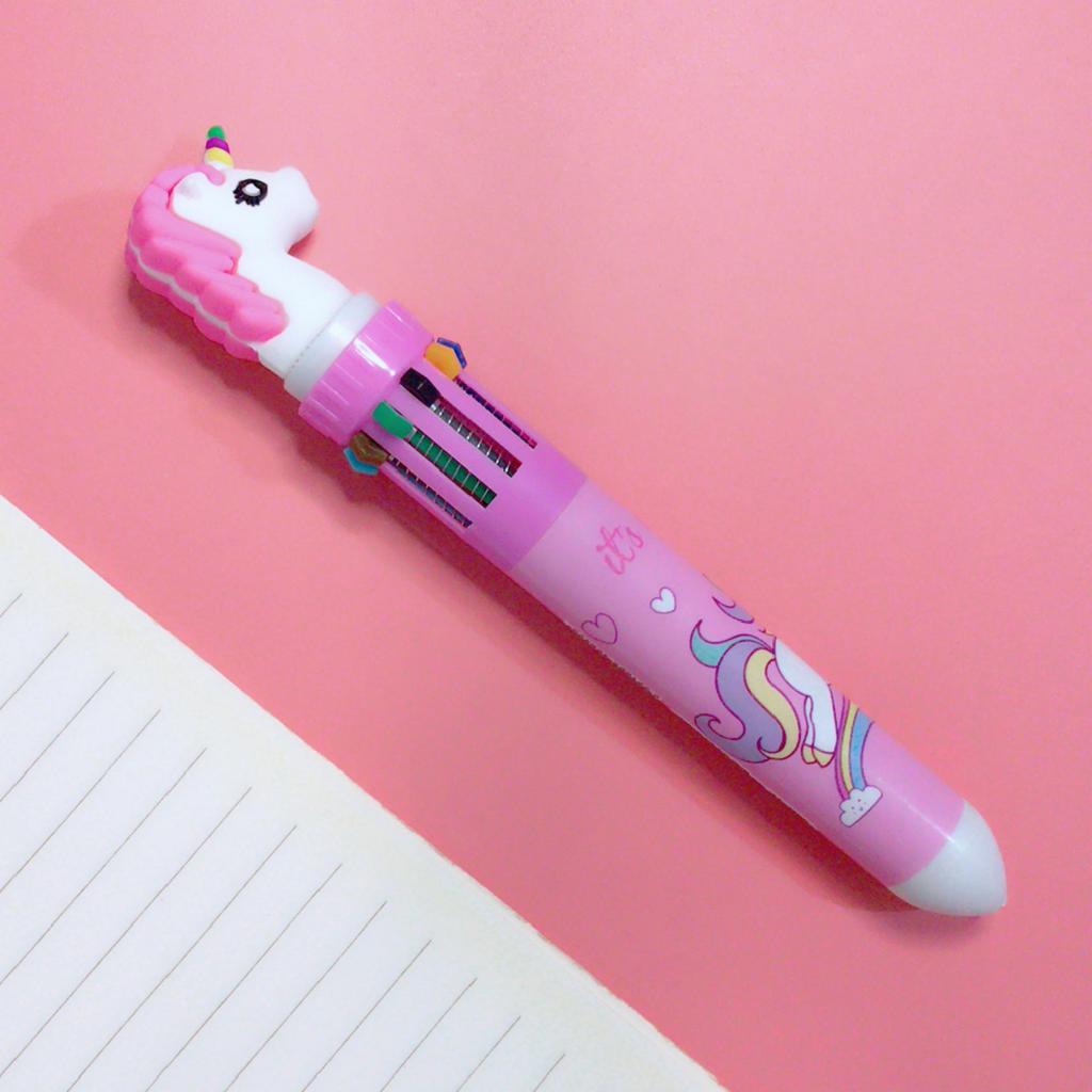 Creative Cartoon Multi-Color Ballpoint Pen for Students and Journals