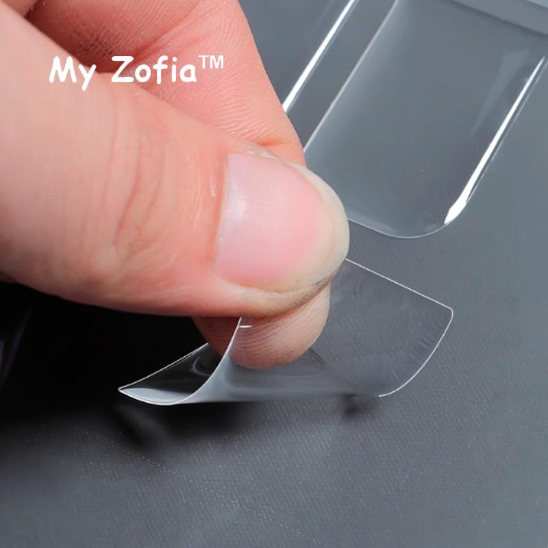 For Geely EX5 Galaxy E5 2024 2025 2026 Car Logo sticker Steering wheel Logo transparent button protection sticker Accessories