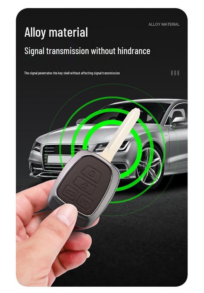 Metal Shell Key Case for Toyota FJ Cruiser, Old Model RAV4, Prado, and Land Cruiser