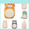 Short Plush Animal Pillow Doll For Kids Dinosaur/lion 17.1in-31.5in