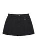 KIRSH Pintuck Denim Skirt Pants [Charcoal]