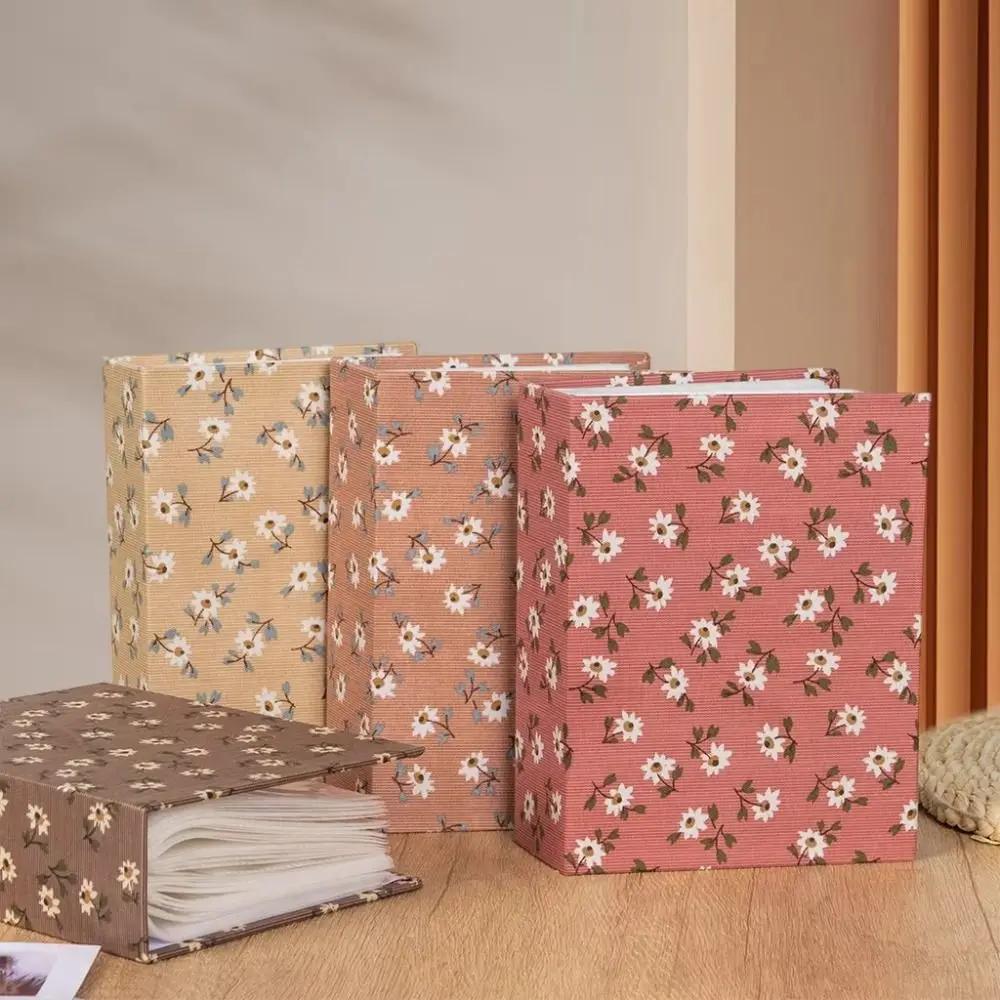 100 Pockets Photo Album Print Pattern Art Cover 6inch Pictures Storage Case Slip-in Picture Albums