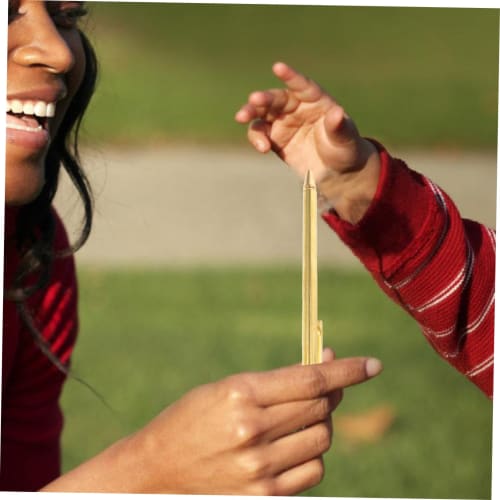 TOYMYTOY Shunron Ruler, Portable Dowsing Rod, Foldable, for Everyday Use, Heavy-Duty Water Divination Pole, Brass, Golden