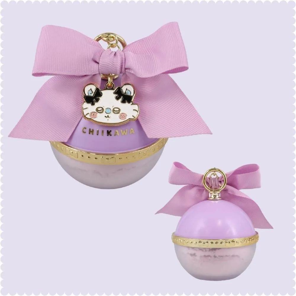 Shobido Chiikawa Loose Face Powder Ribbon Puff Set
