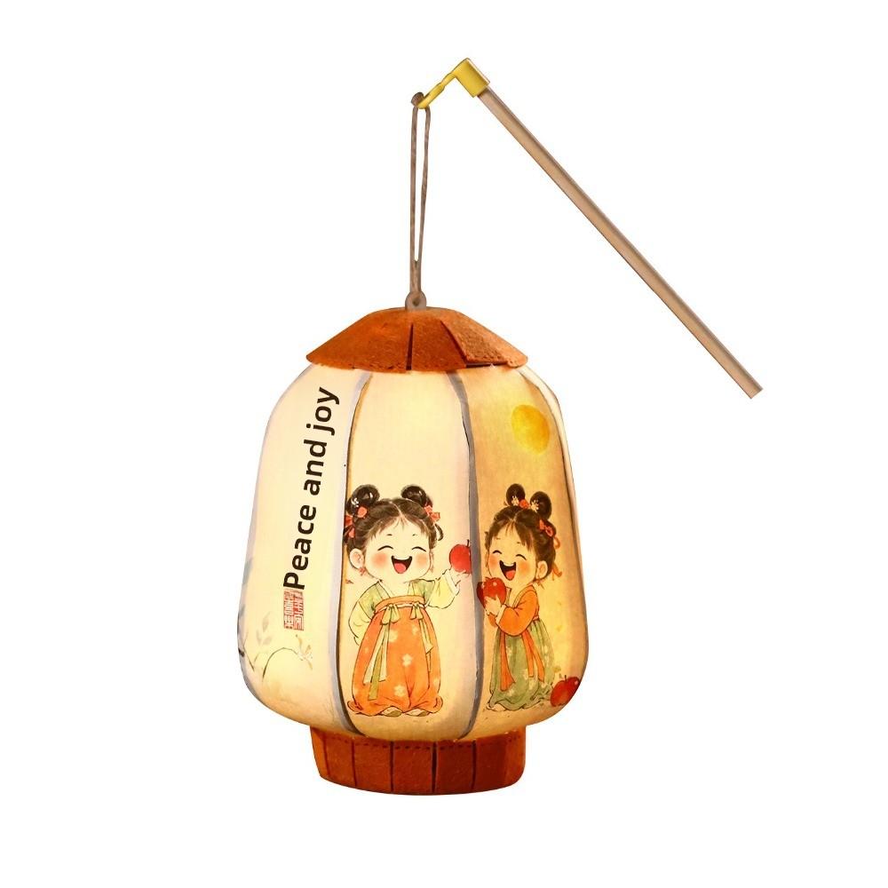 Handmade Ancient Style Lantern Traditional Handheld Lantern Luminous Lantern  New Year Celebration