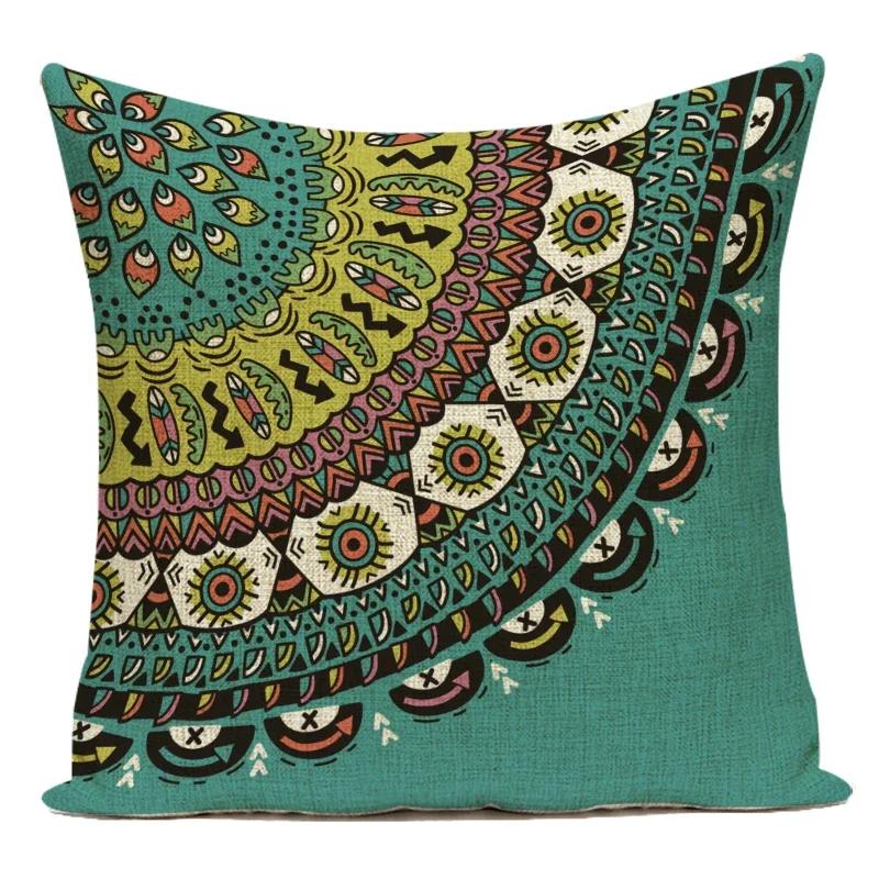 Retro High Quality Pillowcase African Ethnic Stripe Bohemian Sofa Bed Car Cushion Cover Textile Printed Decor Pillow Cover