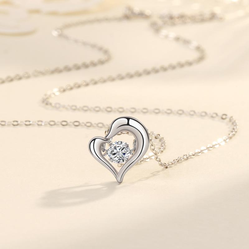 Colier Inteligent Love pentru Femei, Bijuterii Simple de Lux Ușor, Temperament, Design de Nișă, Accesorii Stil ins