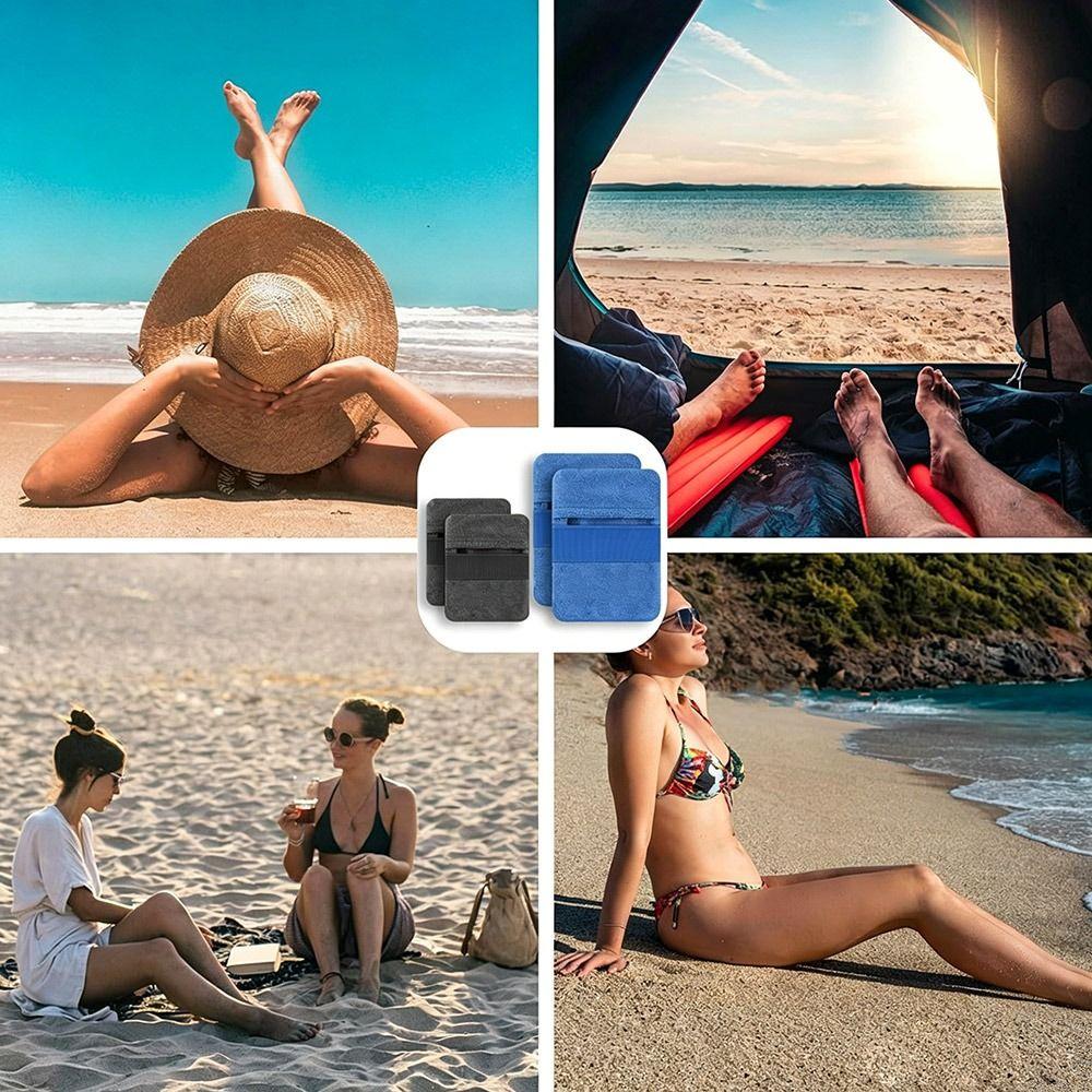 Lightweight Outdoor Beach Use 12*10cm/14*12cm Sandproof Beach Towels Suitable for Outdoor