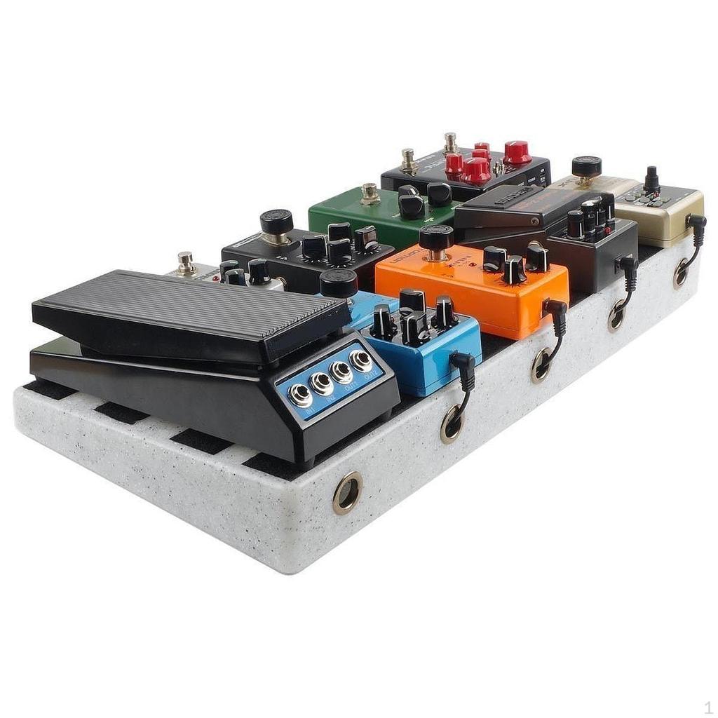 Bass Pedalboard for Guitar Effects with Cable Supply