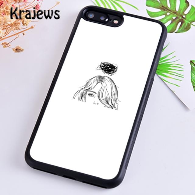 Krajews Minimal Line Aesthetics Art Phone Case Cover For iPhone 17 Air 16 15 14 plus 11 12 13 pro max coque Fundas