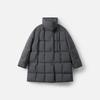 Broadcast Women's High-Neck Mid-Length Quilted Down Jacket