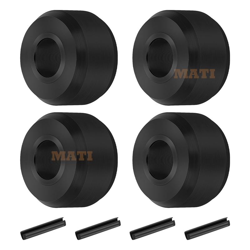 4Pcs Secondary Clutch Roller w/ Upgraded Rust Free Pin For Polaris Ranger Sportsman RZR Scrambler 500 570 700 800 850 900 1000