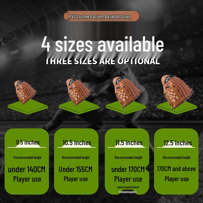 Adult & Youth PU Baseball Batting Gloves - Thickened Softball Pitcher's Gloves