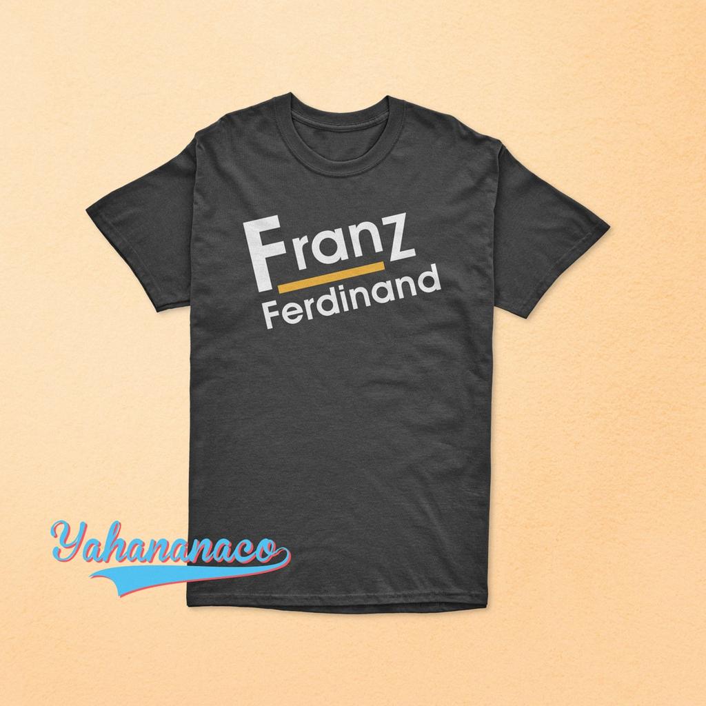 T-shirt Franz Ferdinand Band Rock Indie Scozzese Post Punk Garage Rock Alex Kapranos Musica Band T-shirt Nera Gildan