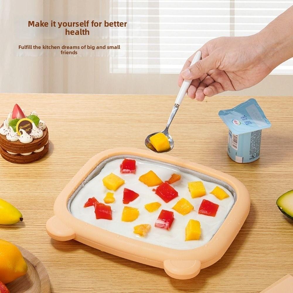 No Electricity Required At Home Rolled Ice Cream Kit Fried Ice Tray  for Families and Parties