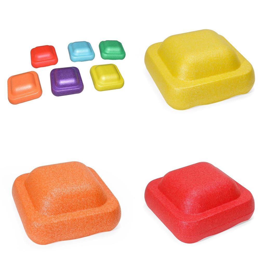 Rainbow River Stones Sensory Training Equipment Balance Training Children's Early Education Toy Stepping Stones