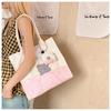 Large Capacity Japanese Korean Style Cute Graffiti Canvas Crossbody Bag for Students