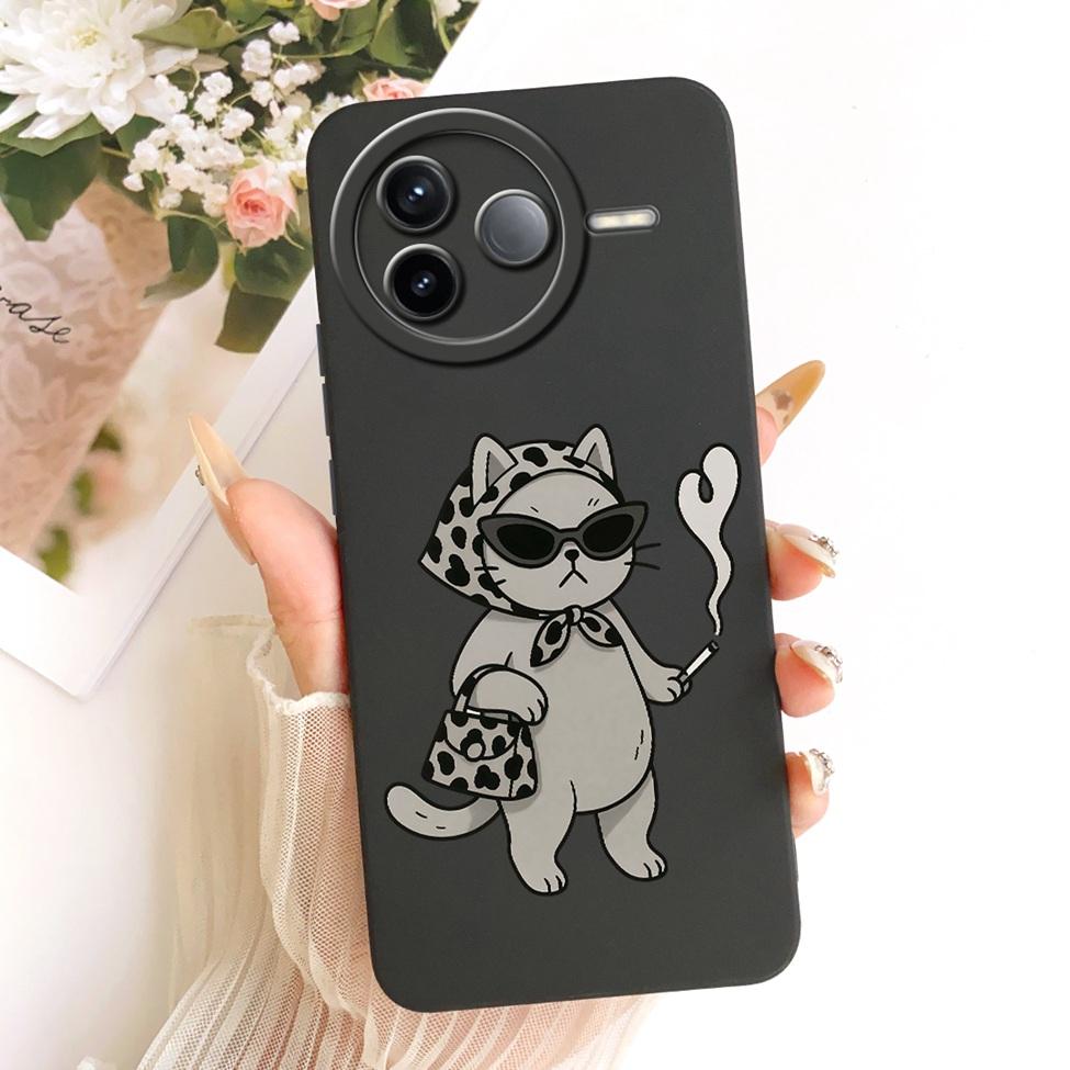 For Redmi K80 5G Case Luxury Fashion Cool Kawaii Cute Painted Silicone Phone Casing 24117RK2CC