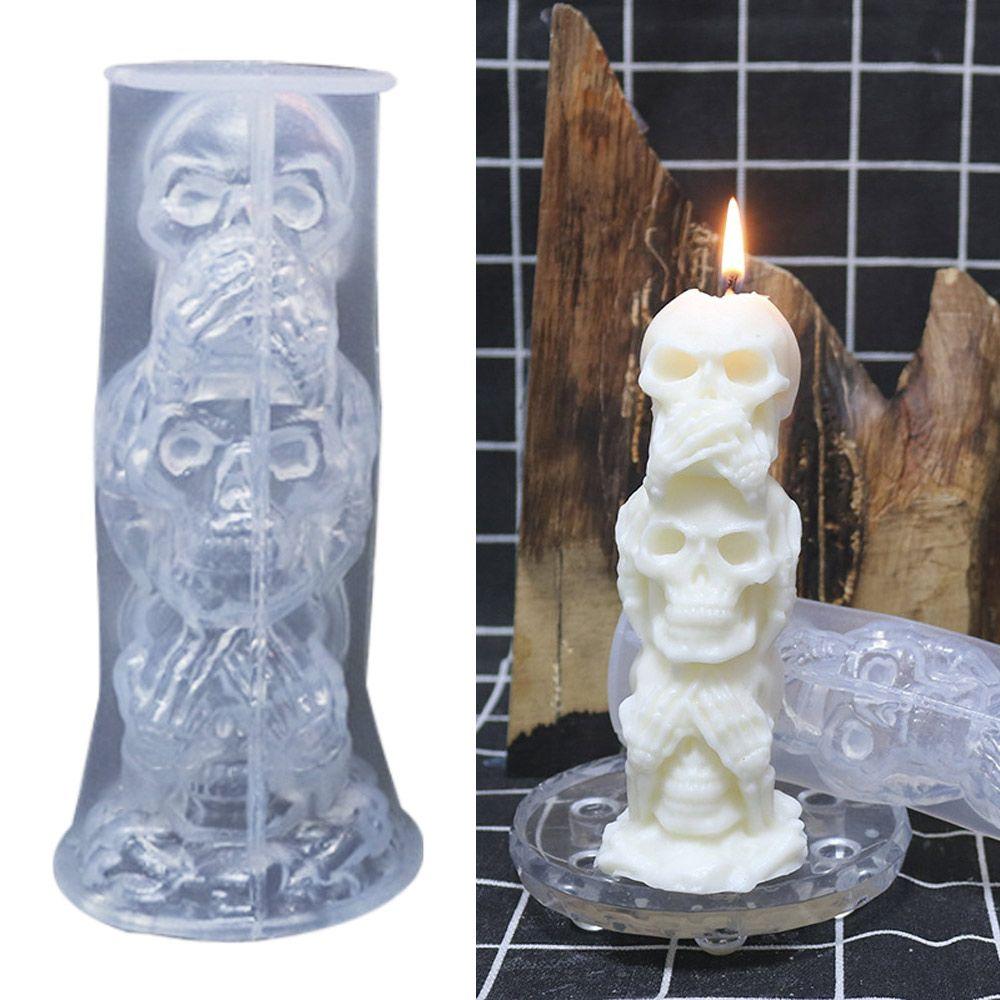

Home Craft Decor Ornaments Silicone Candle Mold Halloween Scented Candle Mould Candle Making
