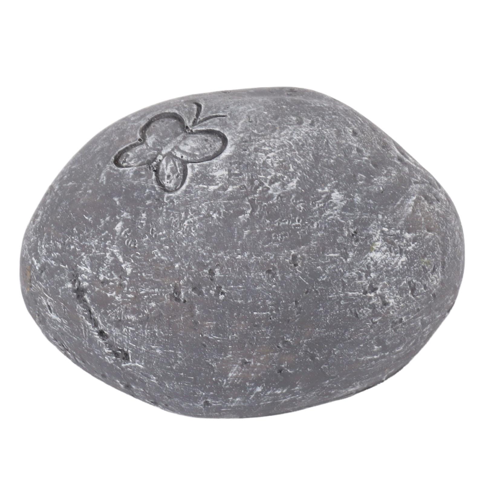 Pet Memorial Garden Stone DIY Butterfly Print Pet Cat Dog Grave Marker Resin Pet Memorial Gift Stone Type 1