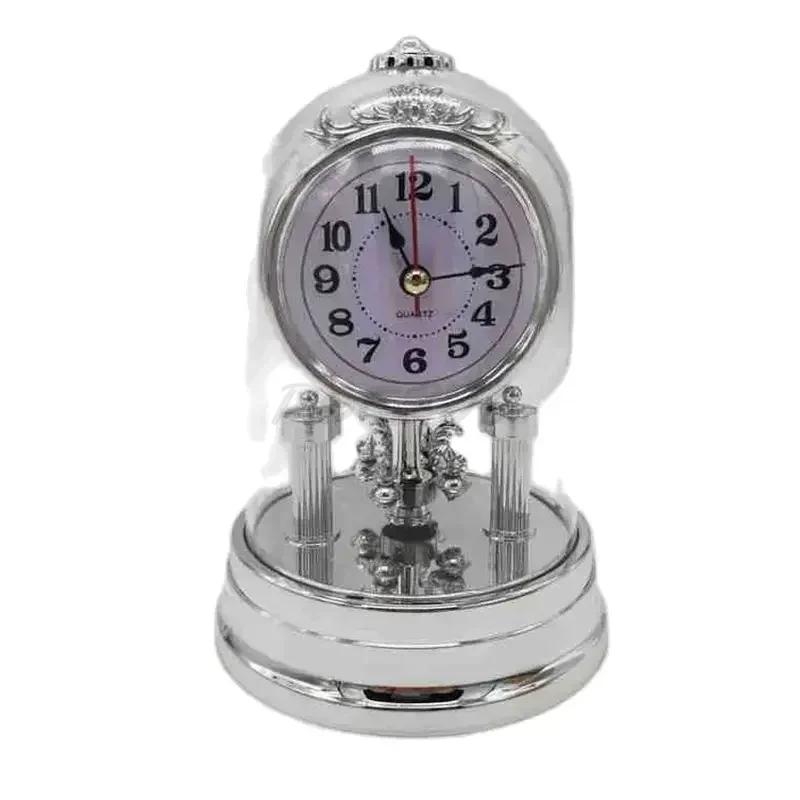 Sveglie Retrò Silenziose Stile Europeo Cronometro Orologio da Tavolo per Soggiorno Ufficio Decorazione Desktop Orologio Orologi Regali