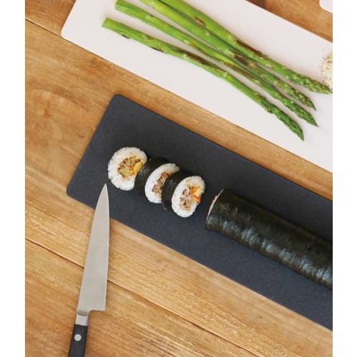 Ihara Kihan Cuttable Long Plate, Black, Large, ALC40