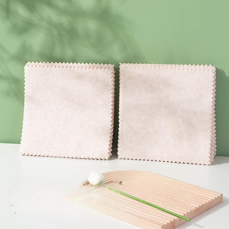 Loofah Cloth Absorbs Oil Without Sticking or Shedding, Is Easy To Clean, and Is A Water-absorbing Cloth for Cleaning Glass and Dishes