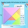 Little Kani Magnetic Tangram Set - Educational Math Puzzle for Primary Students