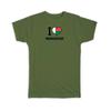 Geschenk-T-Shirt : Ich liebe Madagaskar Flagge Herz Landeswappen Madagassischer Auswanderer