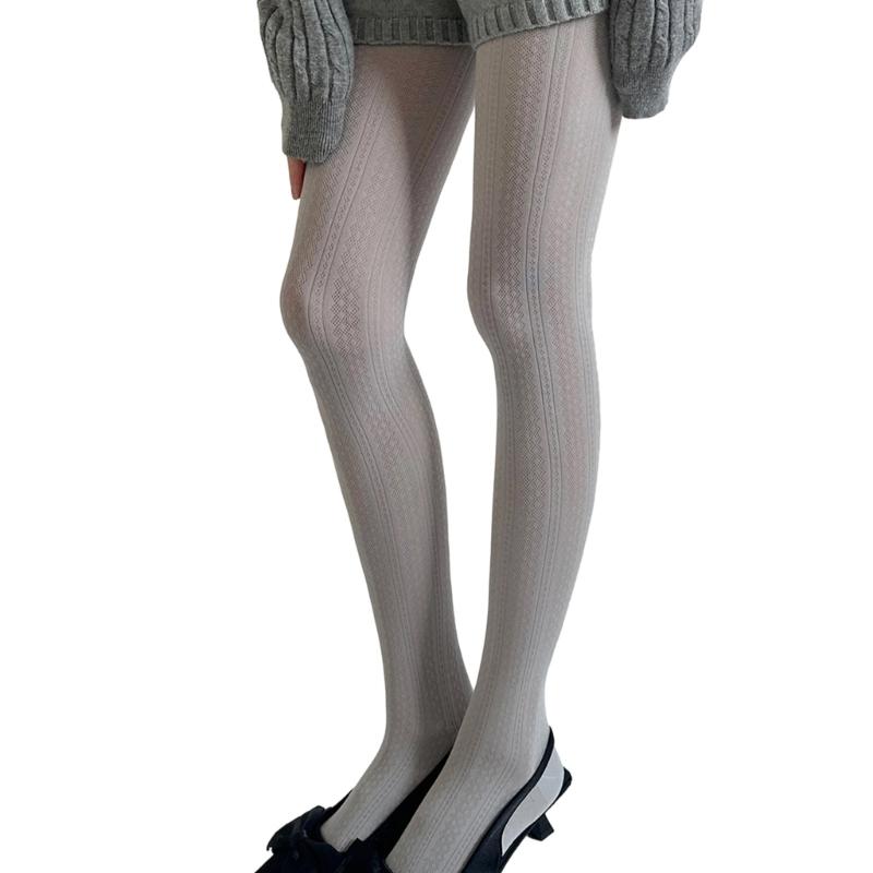 Women Cotton  Tights Long Stockings Fashion Spring Autumn Pantyhose High Elastic Female Girls Tights