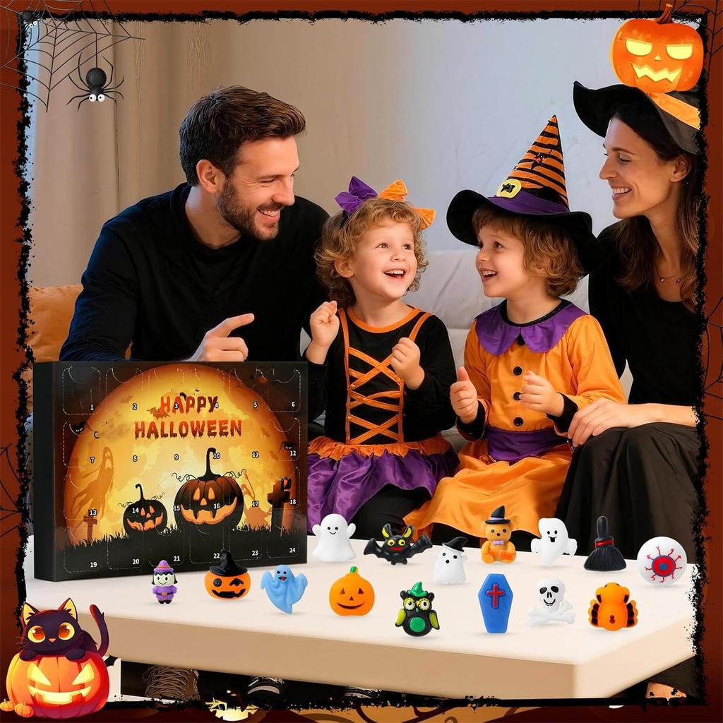 Halloween Stress Relief Pinch Music Countdown Calendar Surprise Box
