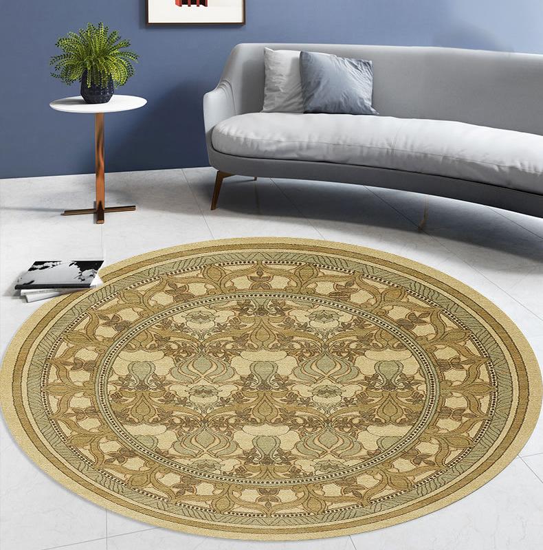 

Круглый напольный коврик, ковер для гостиной, ковры для гостиной, скандинавский декор спальни, плюшевый ковер большой площади diameter 120CM