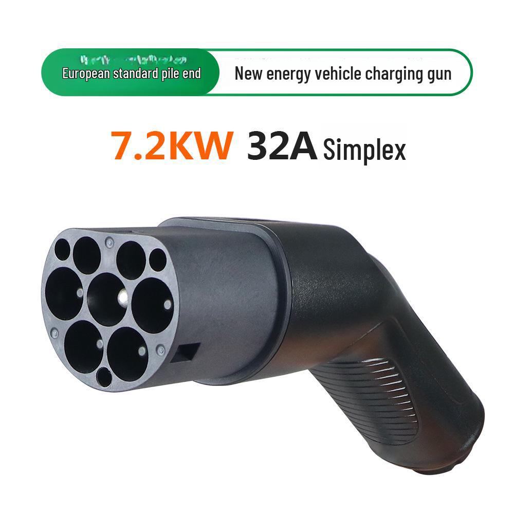 Universal Electric Vehicle Charging Gun: 16A/32A, Compatible with National, European, and American Standards