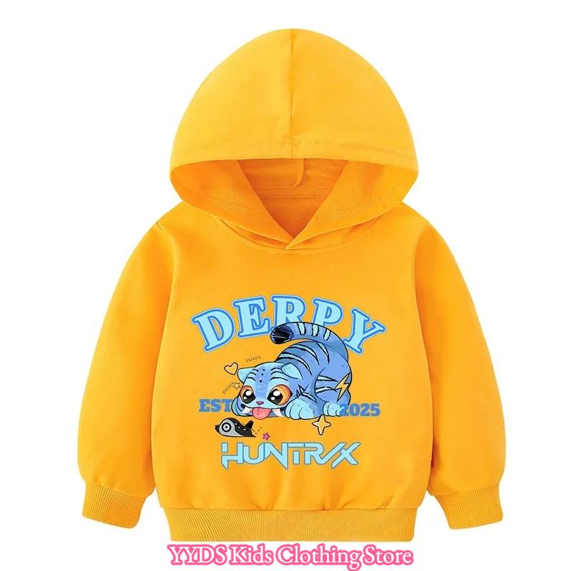 2025 Hot Kpop Dämonenjäger Kinder Charakter Kapuzenpullover Print Pullover Mädchen Herbst Hoodie Neuheiten für den Herbst