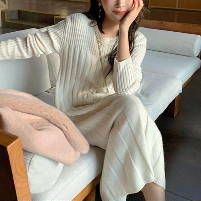 Pure Color Sweater Dress Women 21 Winter Knitted Dress Office Lady Elegant One Piece Dress Korean Fashion Casual Outwear Chic Acquista In Modo Economico Spedizione Gratuita Recensioni Reali Con Foto Joom