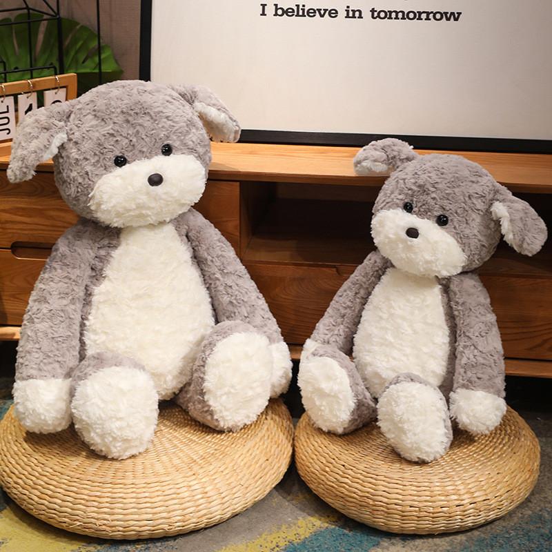 Plush Toy Dog With Super Soft Short Pile For Kids Birthday Gift